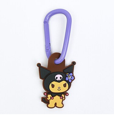 サンリオ 日焼け クロミ ラバーマスコット付きカラビナ Sanrio