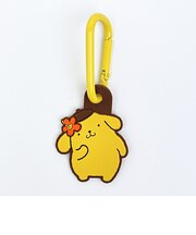 サンリオ 日焼け ポムポムプリン ラバーマスコット付きカラビナ Sanrio