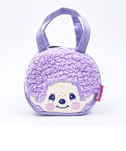 モンチッチ COLORS スエット素材ダイカットバッグ (パープル)