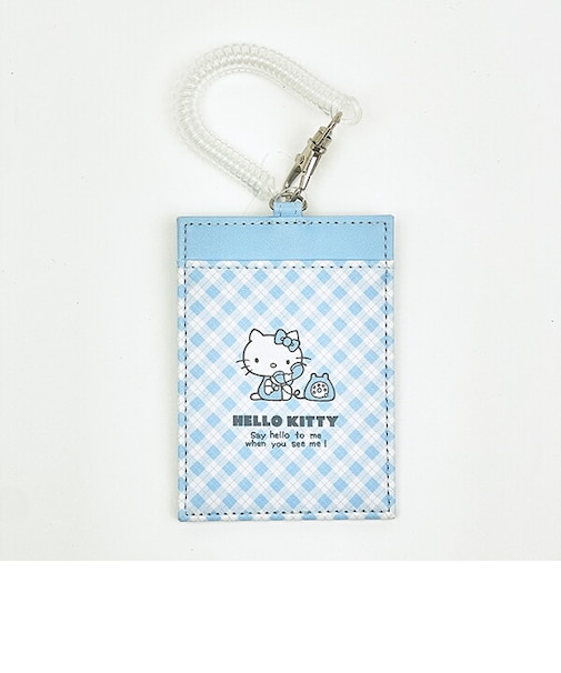 サンリオ ハローキティ パスケース 電話チェック みずいろ Sanrio