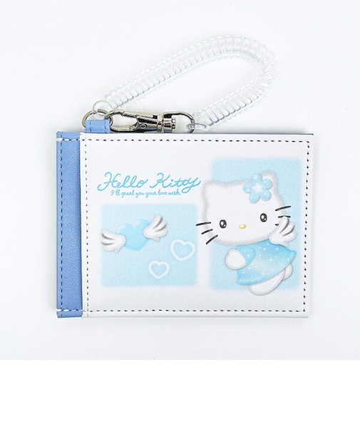 サンリオ ハローキティ パスケース みずいろエンジェル 定期入れ Sanrio