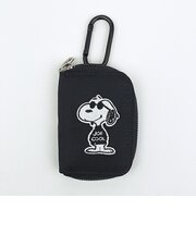 スヌーピー ジョークール スマートキーケース 正面 ブラック SNOOPY