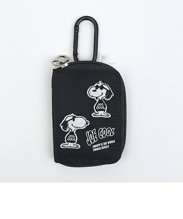 スヌーピー ジョークール スマートキーケース 集合ロゴ ブラック SNOOPY