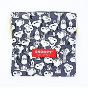 スヌーピー 巾着 S 総柄オールスタイル グレー SNOOPY