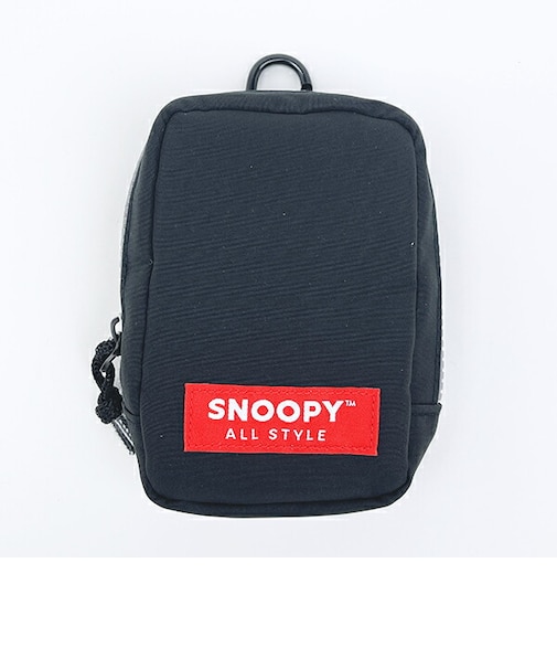 スヌーピー 縦長ポーチ オールスタイルスヌーピー ブラック SNOOPY