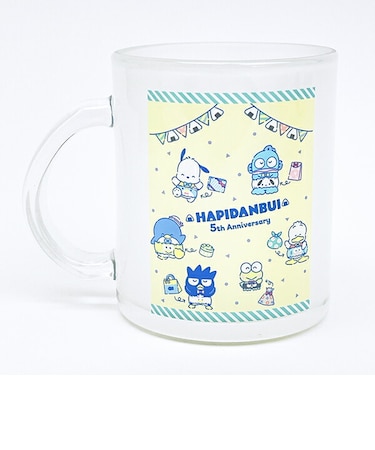 サンリオ はぴだんぶい 5th ガラスマグカップ はらまき コップ Sanrio