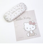 サンリオ ハローキティ メガネケース アイボリー モノクロ Sanrio