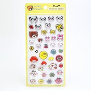 内藤ルネ ファンシー ぷくぷくジェリーシール 立体シール 文具