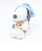 スヌーピー リラックスナイト＆ベア ぬいぐるみ(S) (ブルー) SNOOPY