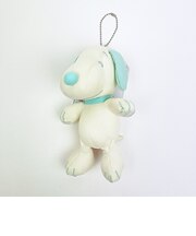 スヌーピー ひんやりマスコットキーホルダー (グリーン) SNOOPY