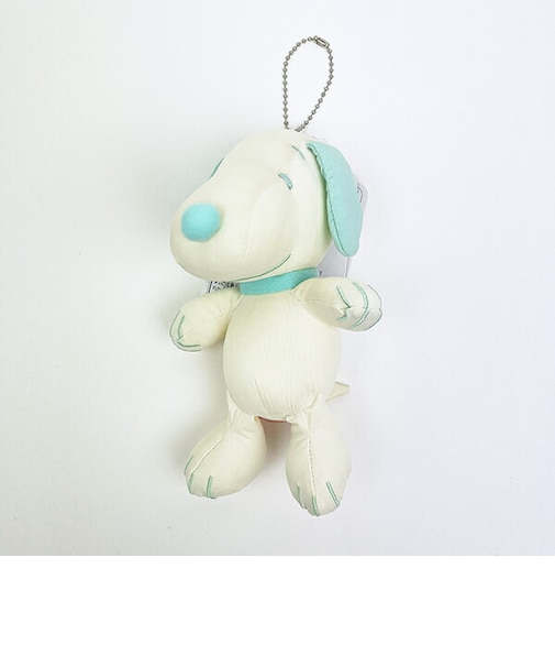 スヌーピー ひんやりマスコットキーホルダー (グリーン) SNOOPY