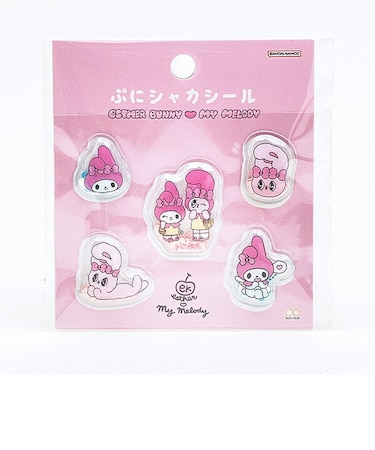 サンリオ マイメロディ × エスターバニー ぷにシャカシール (ピンク) 文具