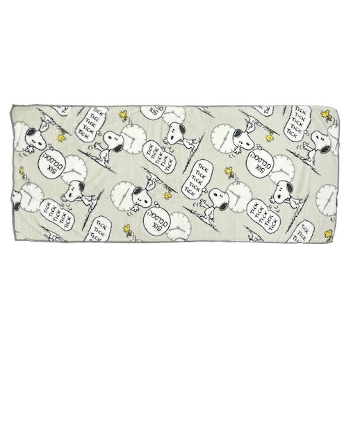 スヌーピー クロック クイックドライフェイスタオル SNOOPY