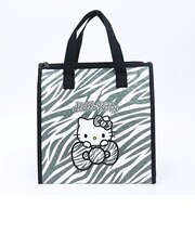 サンリオ ハローキティ 不繊布保冷バッグ ゼブラ柄 ランチ Sanrio