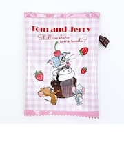 トムとジェリ― お菓子ポーチ (ピンク)