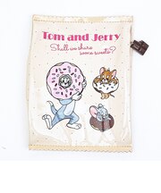 トムとジェリ― お菓子ポーチ (ベージュ)