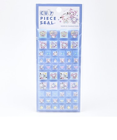サンリオキャラクターズ カットピースシール 白猫ベビー 文具 Sanrio