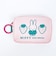 ミッフィー miffy カラビナ付ミニポーチ (ピンク×グリーン)
