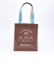 ミッフィー miffy フェイス ショッピングバッグ (ブラウン)