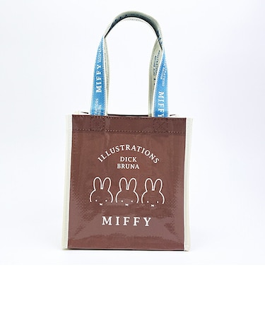 ミッフィー miffy フェイス ショッピングバッグ (ブラウン)