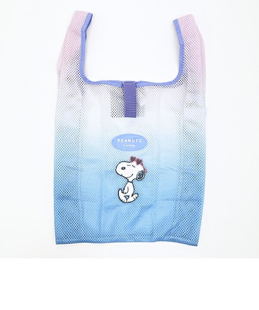 スヌーピー メッシュエコバッグ パステル グラデーション SNOOPY