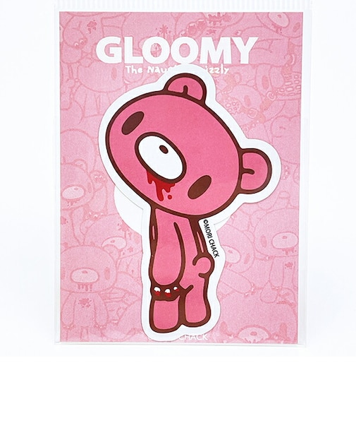 GLOOMY(グルーミー) ダイカットステッカー 横向き 文具 日本製