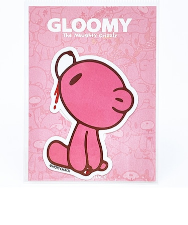 GLOOMY(グルーミー) ダイカットステッカー 座り 文具 日本製