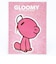 GLOOMY(グルーミー) ダイカットステッカー 座り 文具 日本製