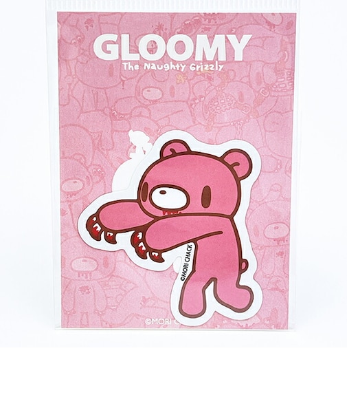 GLOOMY(グルーミー) ダイカットステッカー 待って 文具 日本製