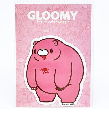 GLOOMY(グルーミー) ダイカットステッカー 巨大化 文具 日本製