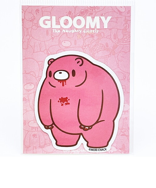 GLOOMY(グルーミー) ダイカットステッカー 巨大化 文具 日本製