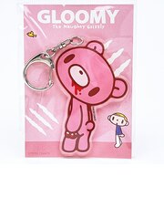 GLOOMY(グルーミー) アクリルキーホルダー 横向き 日本製
