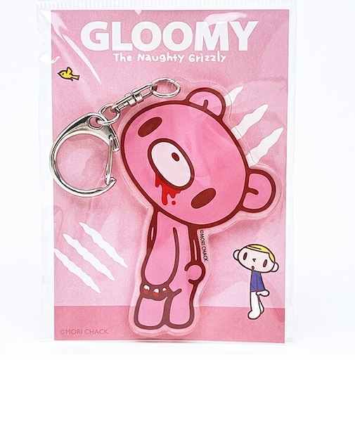 GLOOMY(グルーミー) アクリルキーホルダー 横向き 日本製