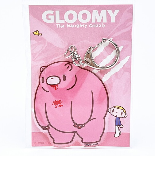 GLOOMY(グルーミー) アクリルキーホルダー 巨大化 日本製