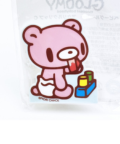 GLOOMY(グルーミー) ベビーグルーミー アクリルクリップ つみき 文具 日本製