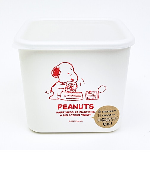 スヌーピー スクエアストッカー(M) お食事 キッチン 日本製 SNOOPY