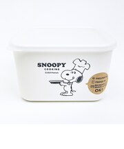 スヌーピー スクエアストッカー(S) クッキング シェフシリーズ キッチン 日本製 SNOOPY