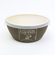 スヌーピー ラップフリーボウル ブラウン コミック キッチン 日本製 SNOOPY