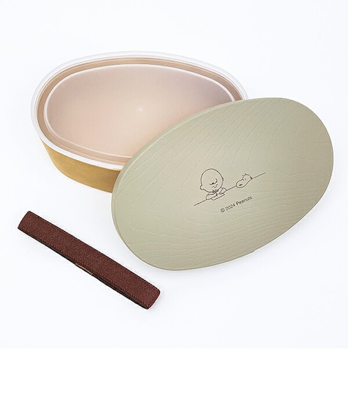 スヌーピー 小判弁当箱 あま色 STUDY ランチ 日本製 SNOOPY