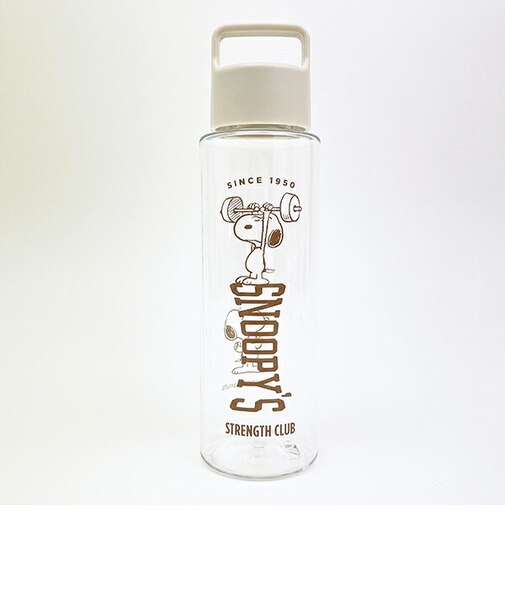 スヌーピー ハンディクリアボトル(500ml) ベージュ 水筒 ランチ 日本製 SNOOPY