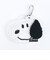 スヌーピー ミニカラビナフェイスポーチ ブラック SNOOPY