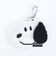 スヌーピー ミニカラビナフェイスポーチ ブラック SNOOPY