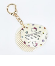 サンリオ ハローキティ クシミラーチャーム 総柄 キーホルダー Sanrio