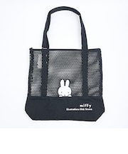 ミッフィー miffy メッシュトートバッグ ブラック