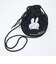 ミッフィー miffy メッシュ巾着ショルダーバッグ ブラック