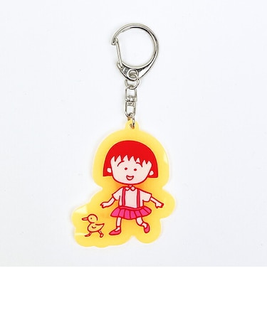 ちびまる子ちゃん まる子 蓄光アクリルキーホルダー (ガーガー)
