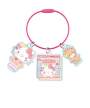 サンリオ ハローキティ オーロラワイヤーキーリング でこらちっく Sanrio