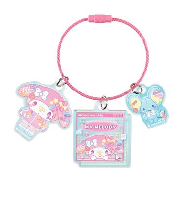 サンリオ マイメロディ オーロラワイヤーキーリング でこらちっく Sanrio
