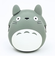 スタジオジブリ となりのトトロ POCHI シリコンがまぐちポーチ グレー
