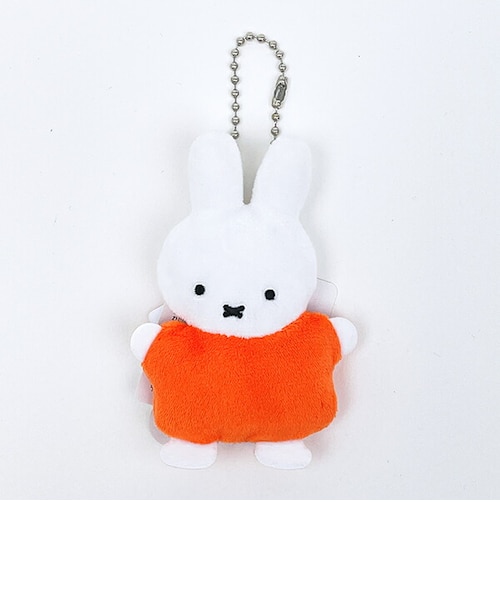ミッフィー スノーボード オレンジ 白 ミッフィー miffy ダンス ぷちマスコットキーホルダー (オレンジ